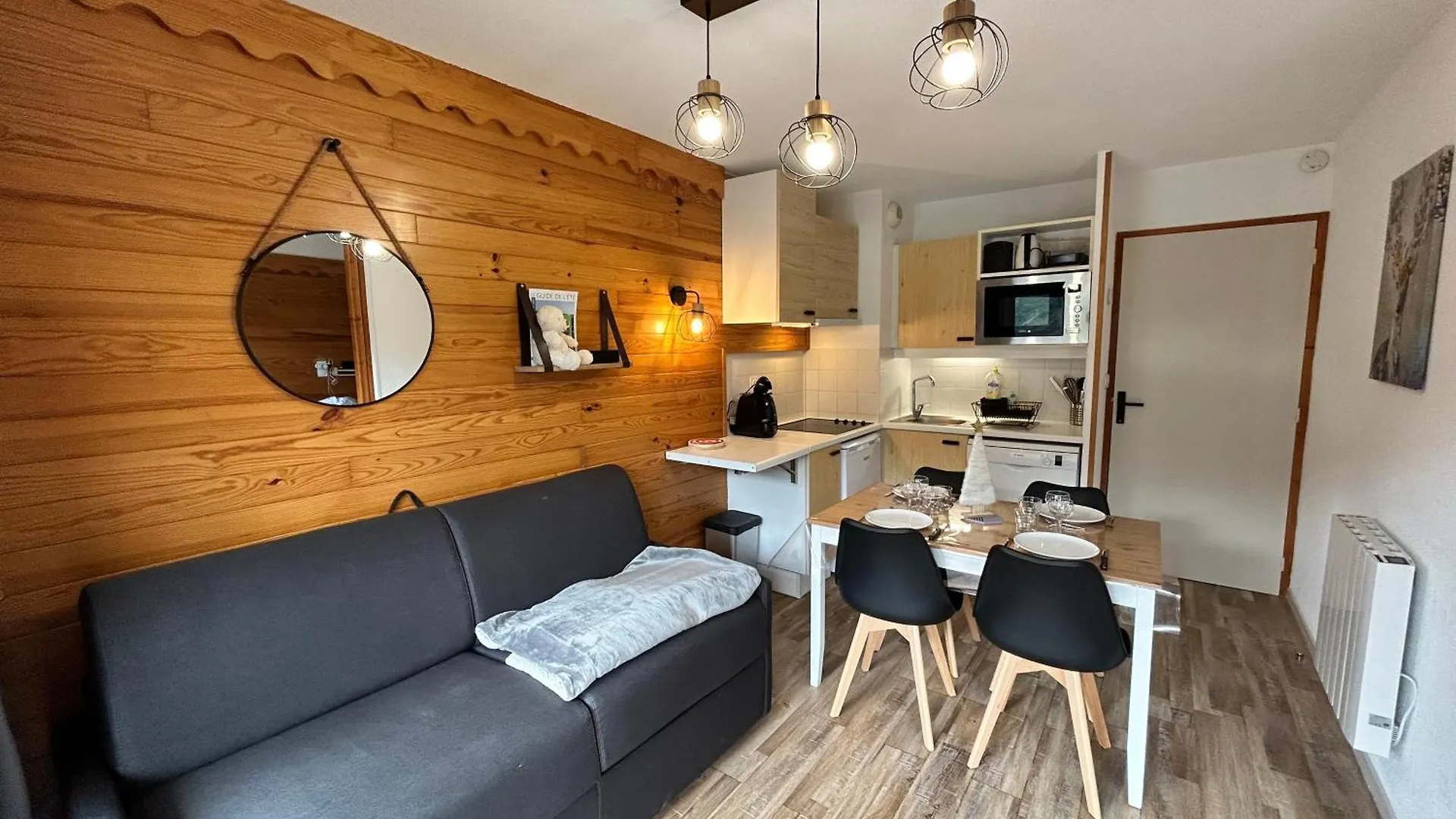 Appartement VALMEINIER 1800 vue montagne 4/6 pers écrin de neige